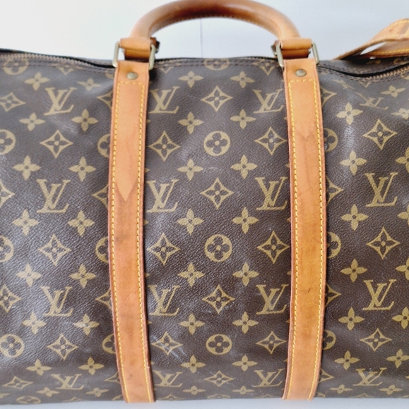 Louis Vuitton vintage travel duffle bag with accessories - Picture 7 of 16